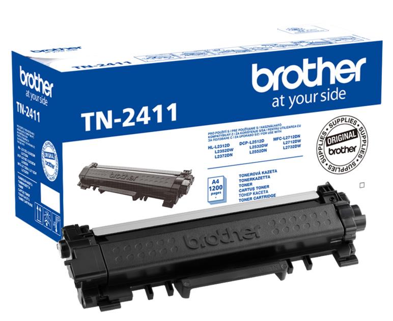 Brother Toner TN2411, črn, 1.200 strani HL-L23x2, DCP-L25x2, MFC-L27x2