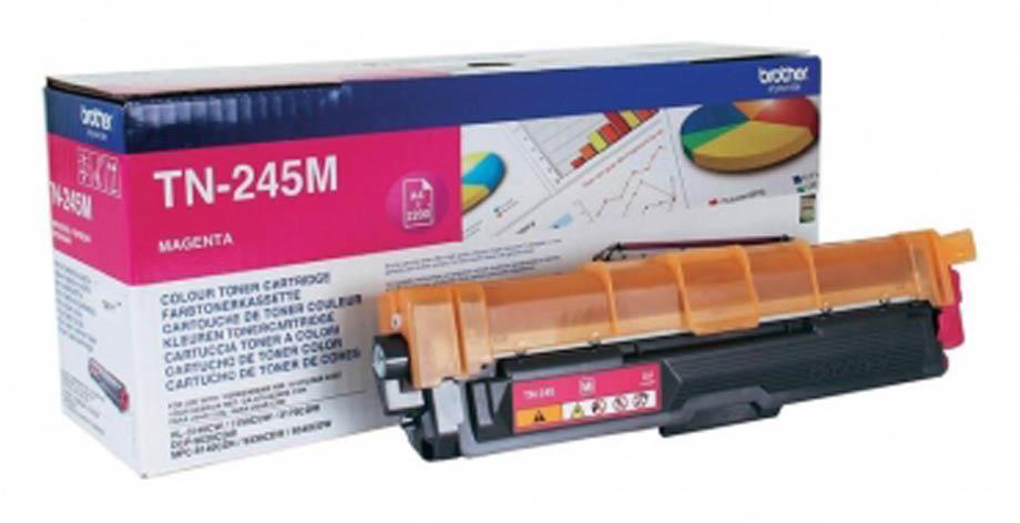 Brother Toner TN245M, magenta, 2.200 strani HL-3140/50/70 DCP-9020, MFC-9140,9330/40