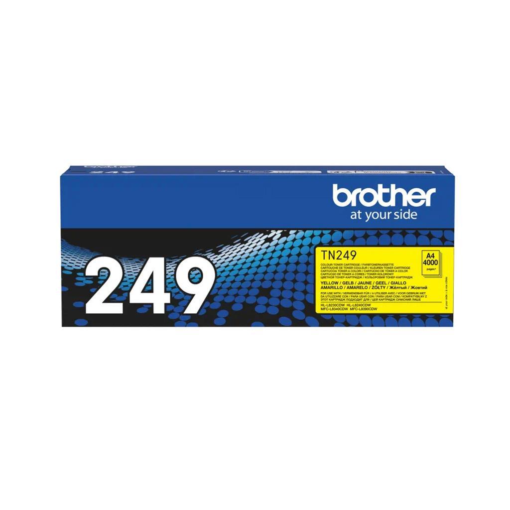 Brother Toner TN249Y, yellow, 4.000 strani L8230/L8240/L8340/L8390
