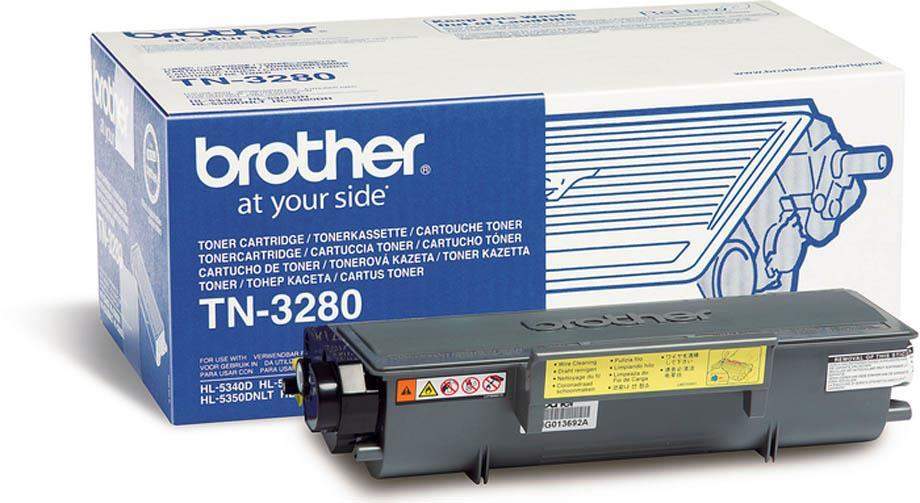 Brother Toner TN3280, črn, 8.000 strani DCP8070D/85 HL52xx/53xx MFC8370/80/88x0