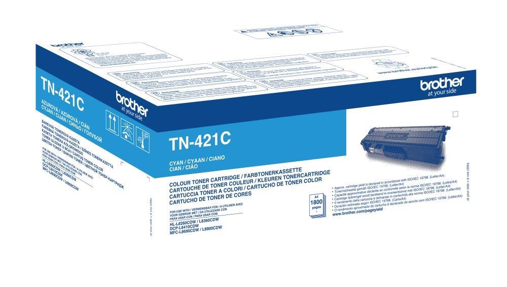 Brother Toner TN421C, cyan, 1.800 strani HL-L8260/8360, DCP-L8410, MFC-L8690/8900