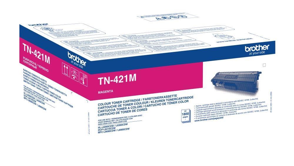 Brother Toner TN421M, magenta, 1.800 strani HL-L8260/8360, DCP-L8410, MFC-L8690/8900