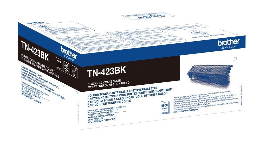 Brother Toner TN423BK, črn, 6.500 strani HL-L8260/8360, DCP-L8410, MFC-L8690/8900