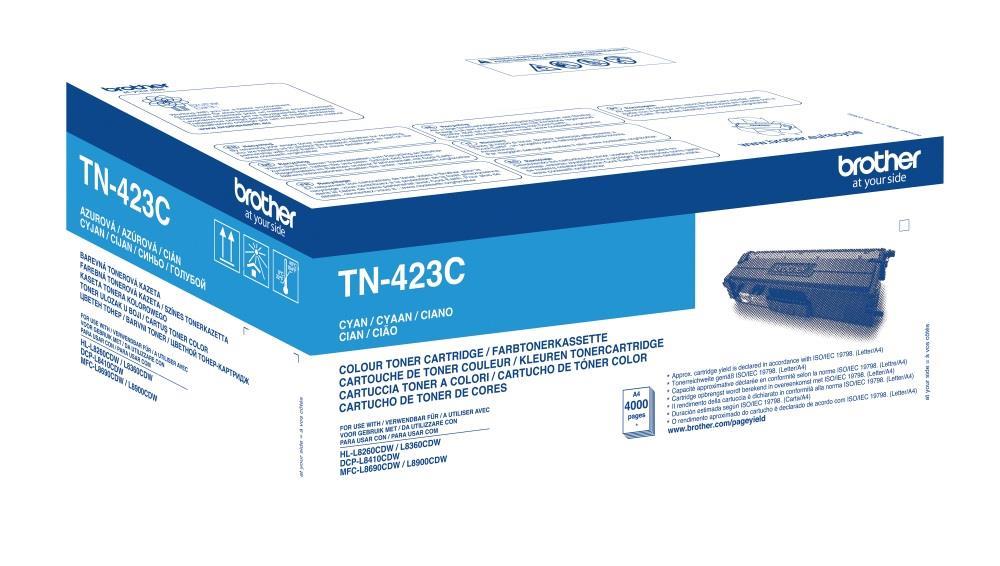 Brother Toner TN423C, cyan, 4.000 strani HL-L8260/8360, DCP-L8410, MFC-L8690/8900