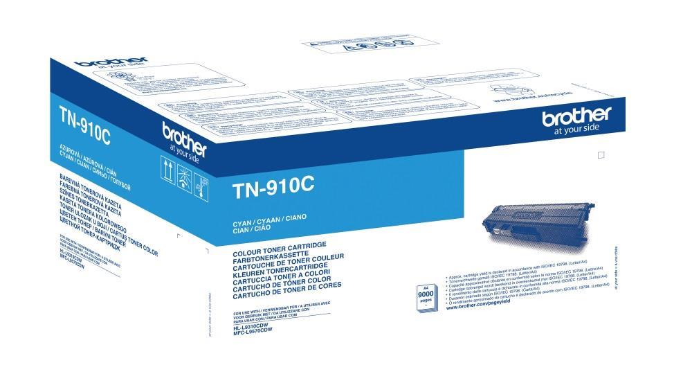 Brother Toner TN910C, cyan, 9.000 strani HL-L9310CDW, MFC-L9570CDW