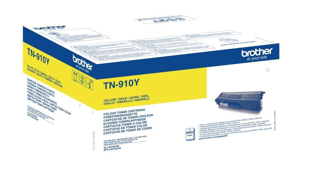 Brother Toner TN910Y, yellow, 9.000 strani HL-L9310CDW, MFC-L9570CDW