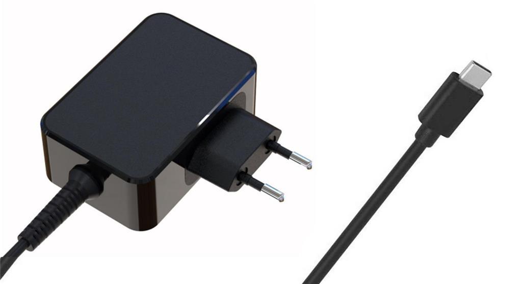 CoreParts Polnilnik za prenosnike USB-C, 65W 5V/2.4A-20V/3.2A
