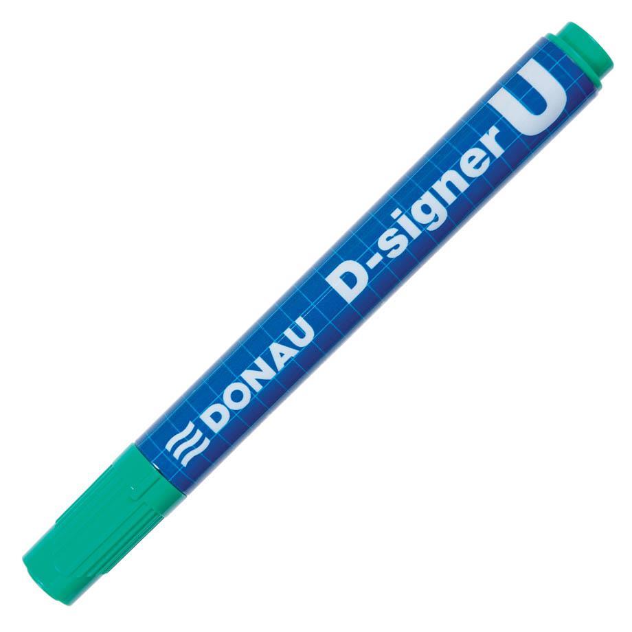 Donau Marker perm. D-Signer U, okr.kon. zelen 4 mm 10 KOS