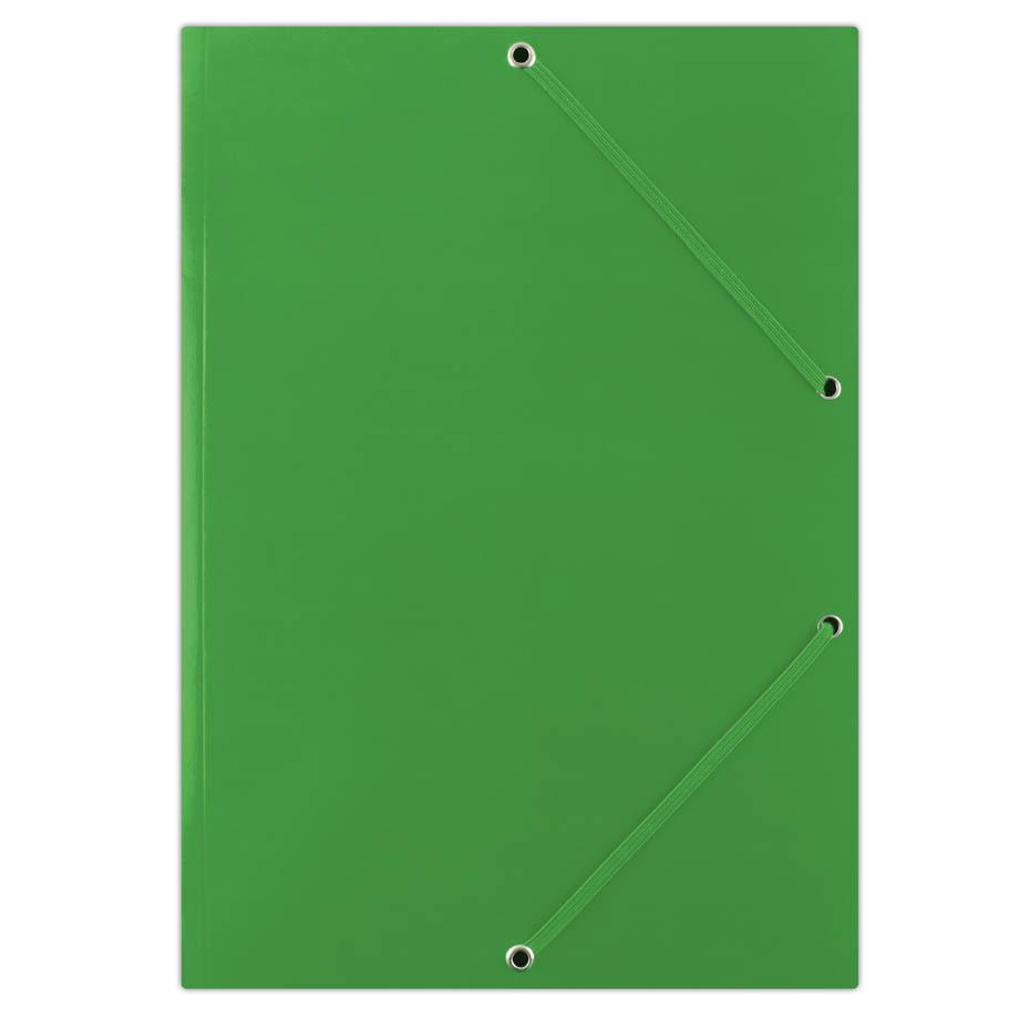 Donau Mapa z elastiko A4 karton, zelena