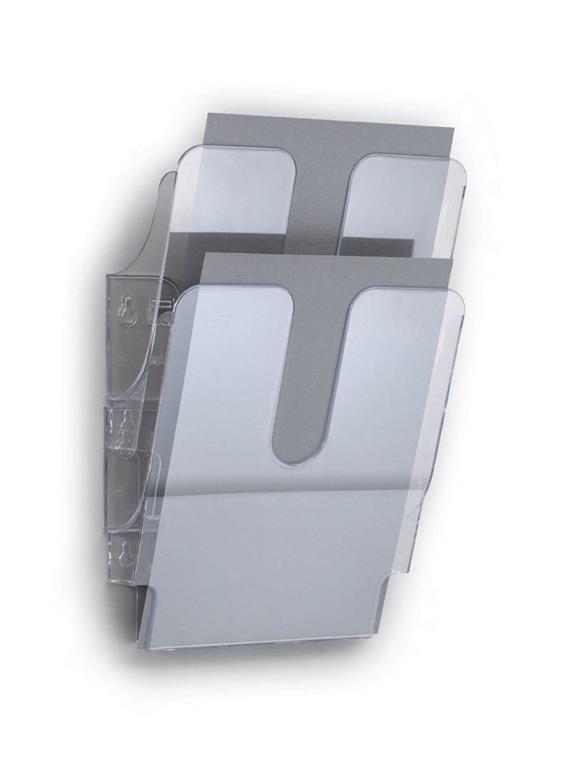 Durable Flexiplus stenski 2 A4 prozoren