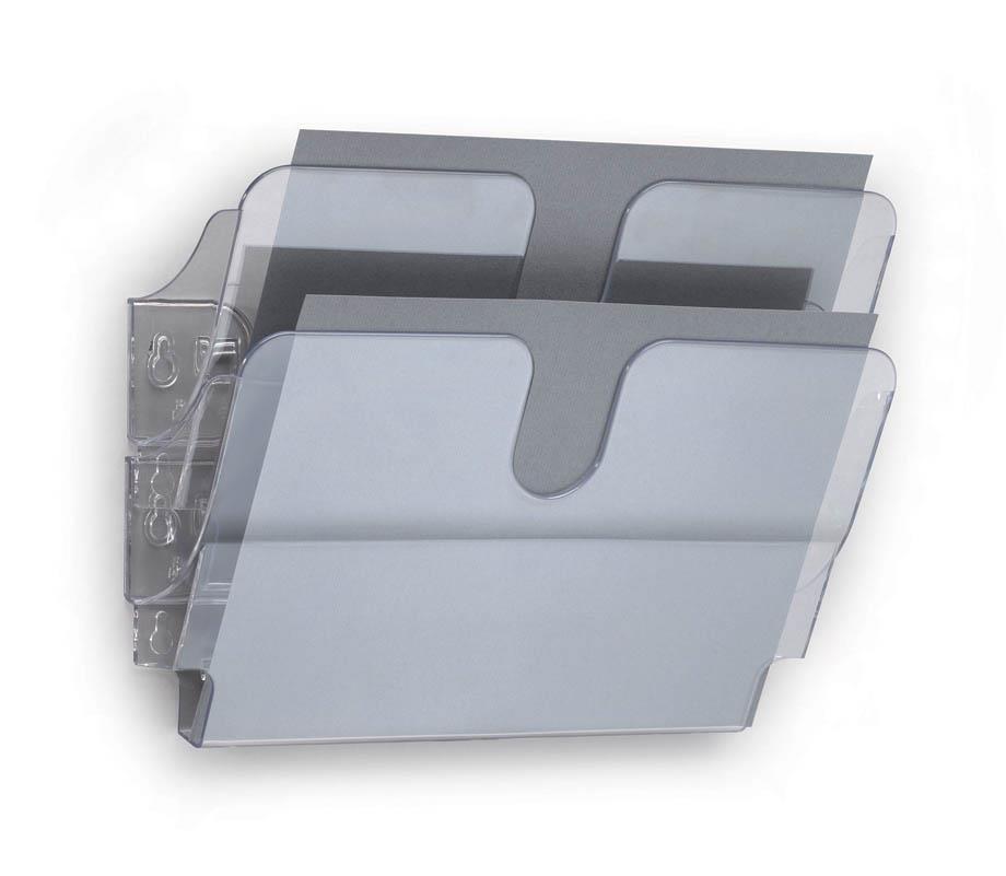 Durable Flexiplus stenski 2 A4 ležeči prozoren