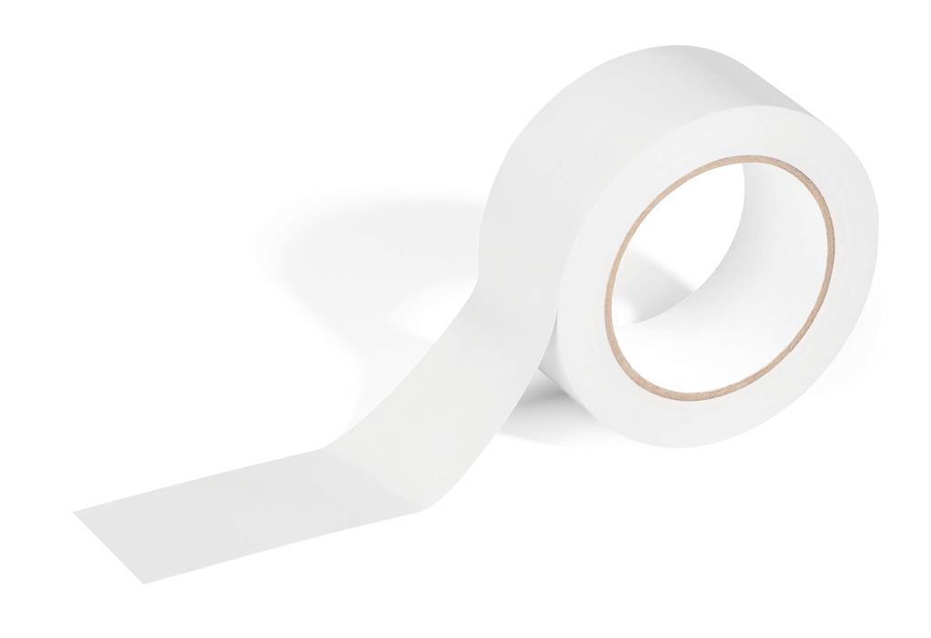 Durable Trak za označevanje tal DURALINE BASIC bel, 50 mm x 0,16 mm x 33 m