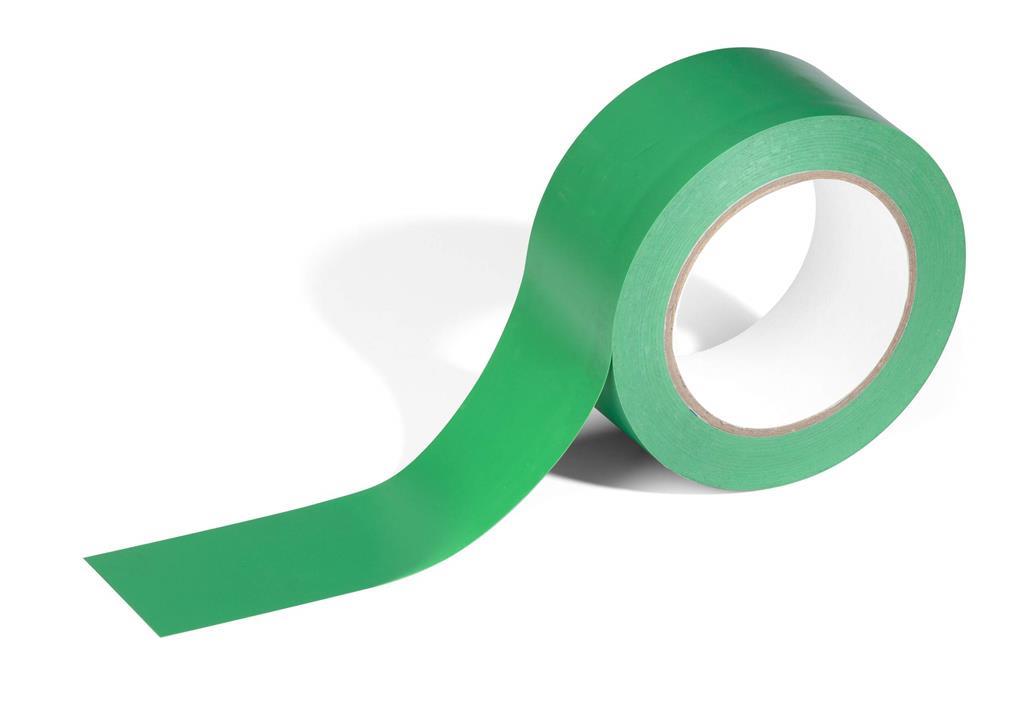 Durable Trak za označevanje tal DURALINE BASIC zelen, 50 mm x 0,16 mm x 33 m