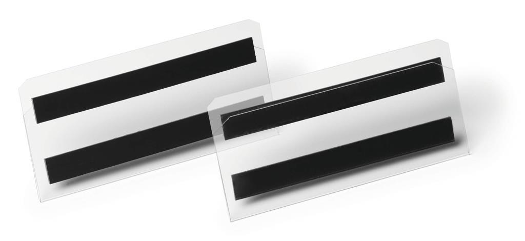 Durable Magnetni žepki 150x76 mm prozorni 10 kos