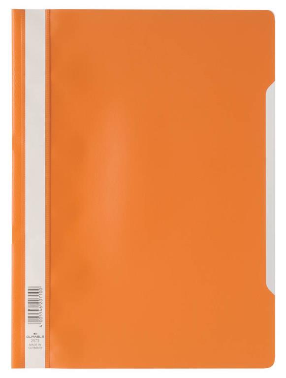 Durable Mapa s sponko (2573) oranžna