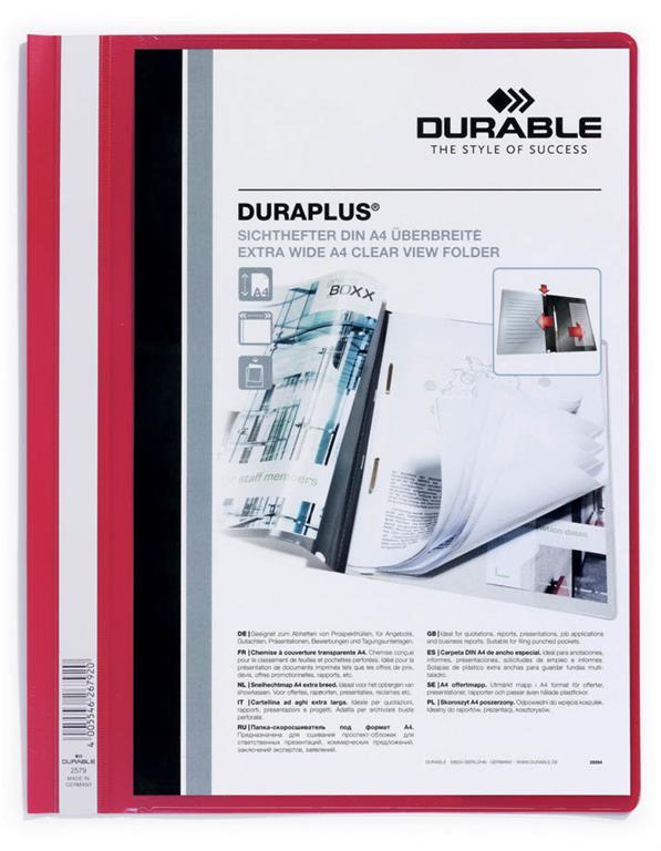 Durable Mapa Duraplus (2579) rdeča