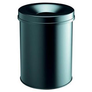 DURABLE Koš za smeti kovinski (3305), črn