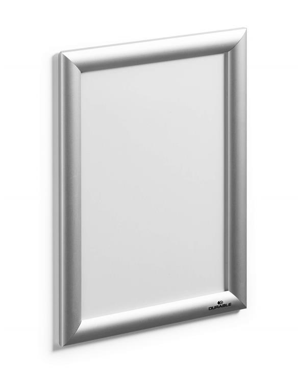 Durable Aluminijast okvir Snap A4, srebrn