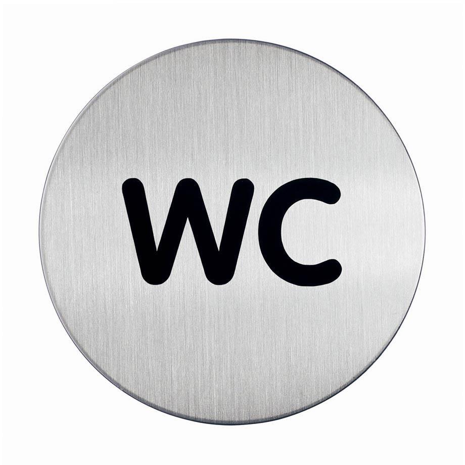 Durable Piktogram - WC, fi 83mm (4907)