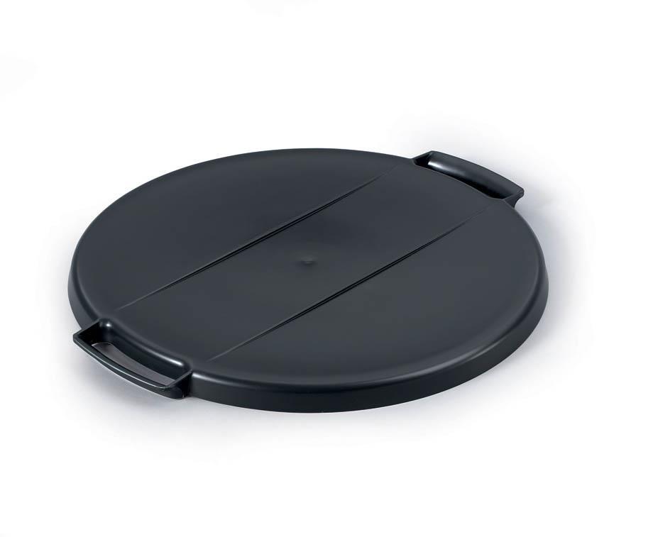 Durable Durabin pokrov okrogel 40l recikl. črn
