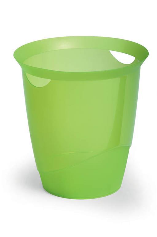 Durable Koš za smeti TREND prosojno zelen