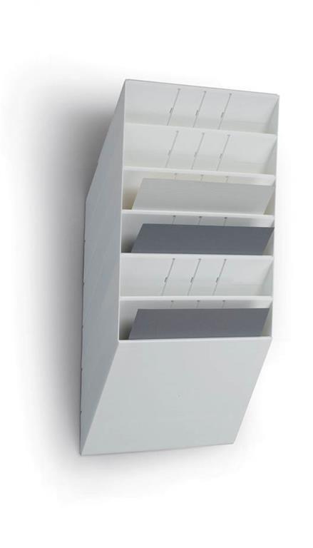 Durable Flexiboxx stenski 6 A4 ležeč bel