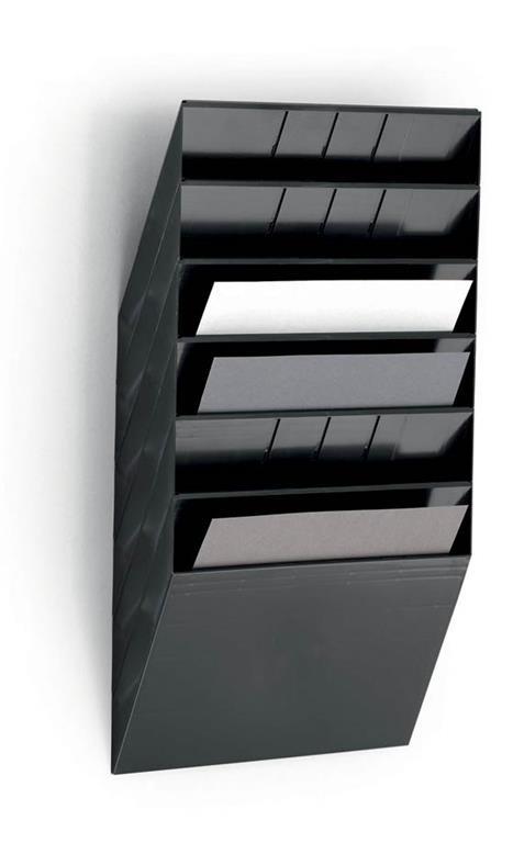 Durable Flexiboxx stenski 6 A4 ležeč črn