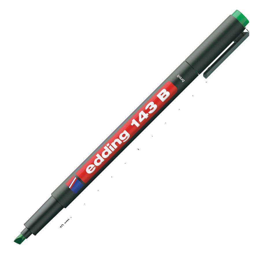 Edding OHP marker E-143, 1-3 mm, zelen  10 KOS