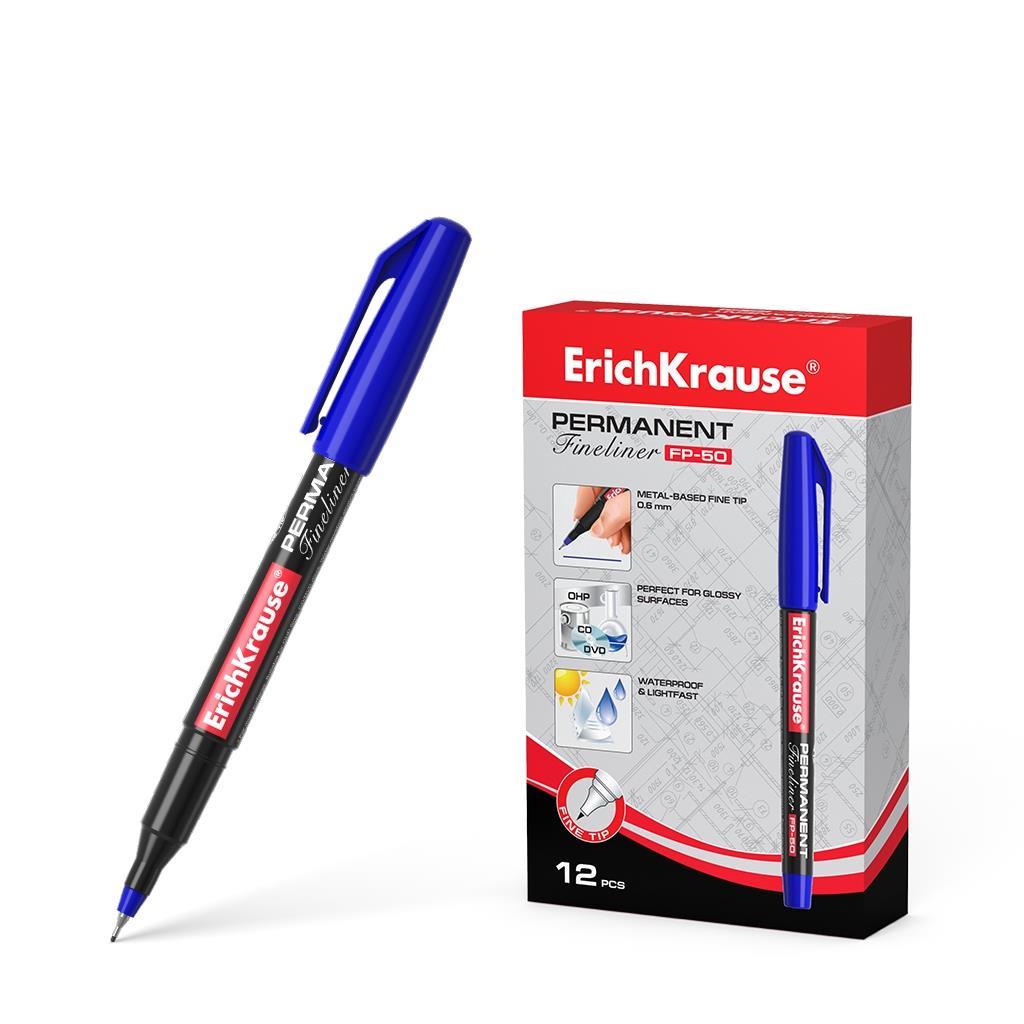 ErichKrause Permanentni marker FP-50, moder  12 KOS