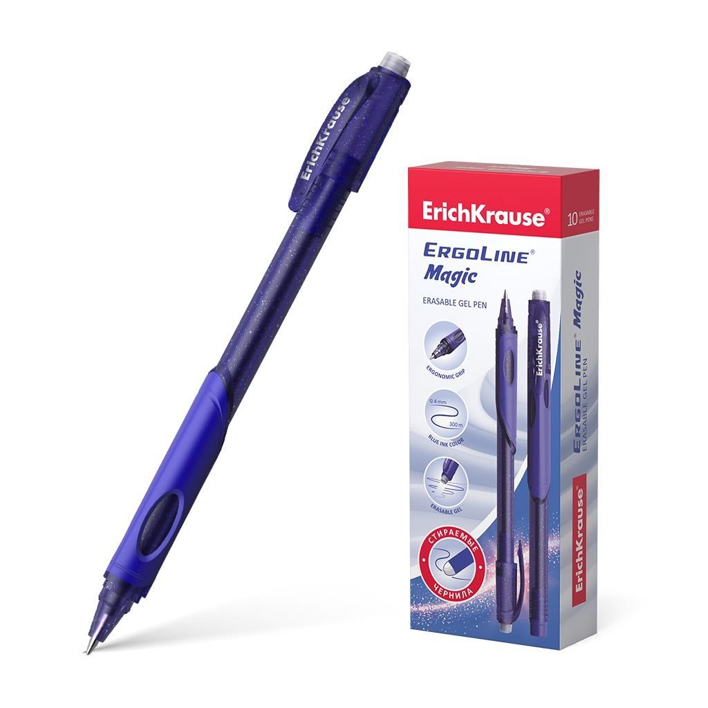 ErichKrause Gel pisalo, izbrisljivo, modro MagicStick 10 KOS