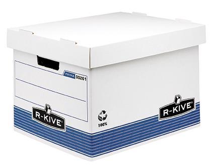 Fellowes Arhivska škatla, 380x287x430mm, 1 kos belo-modra *****