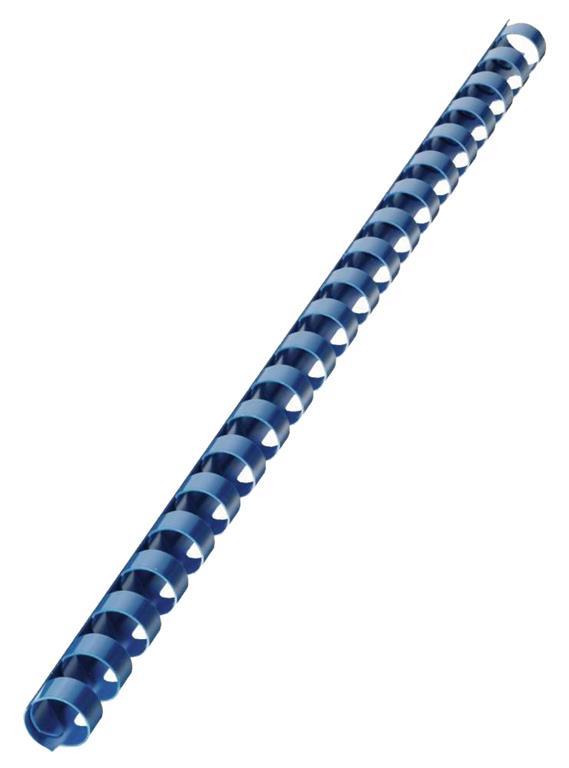 Klipko Spirale PVC 12 mm, modre, 100 kos