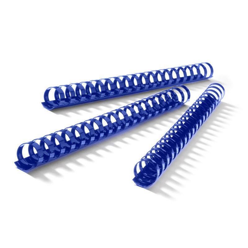 Klipko Spirale PVC 16 mm, modre, 100 kos
