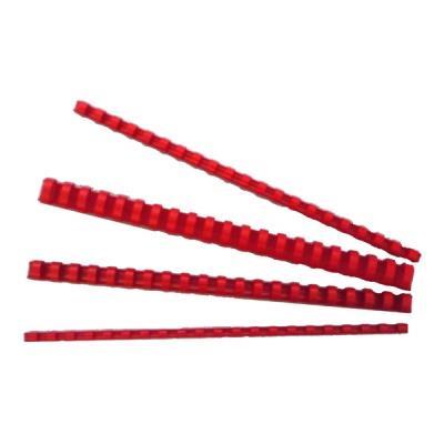 Klipko Spirale PVC  8 mm, rdeče, 100 kos