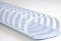 Klipko Spirale PVC 51 mm, bele, 50 kos ovalne