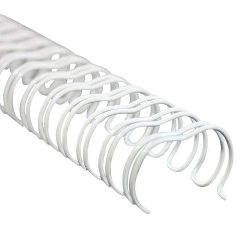 KLIPKO Spirale žica 4,7 mm bele, 100 kos 3:1