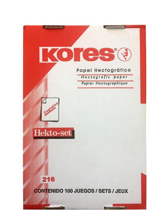 Kores Termalni papir za odtise, 100 listov za tetoviranje (hektografski)