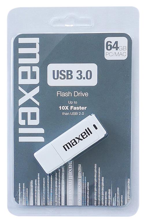 MAXELL USB ključ  64GB Bel 3.0
