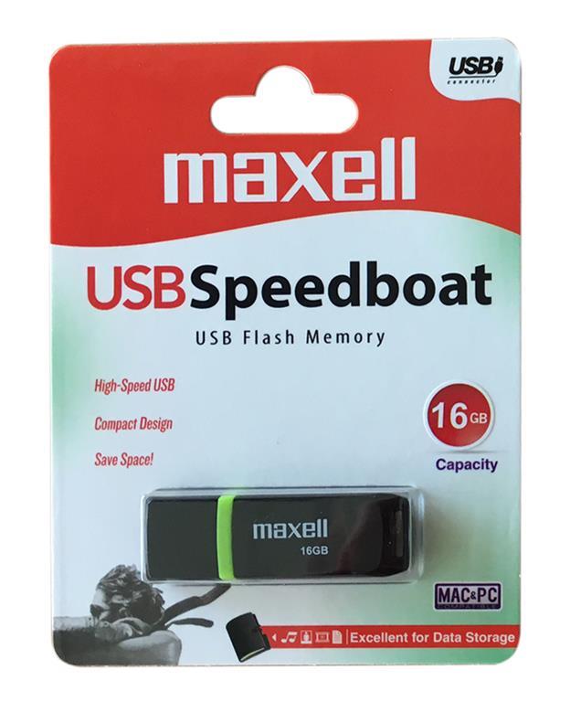 Maxell USB ključ  16GB Speedboat 2.0