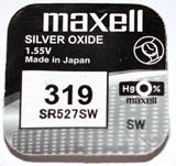 MAXELL Baterija SR527SW, 1 kos (319)
