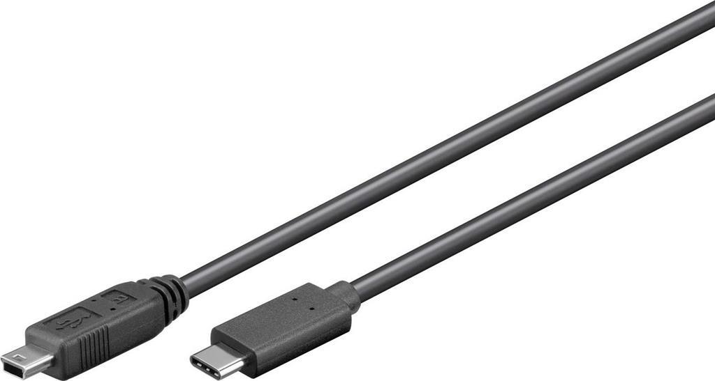 MicroConnect Adapter USB-C do USB 2.0 mini tip B 0,5 m