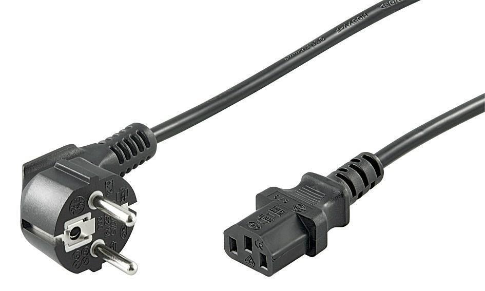 MicroConnect Napajalni kabel Schuko C13, 5m črn