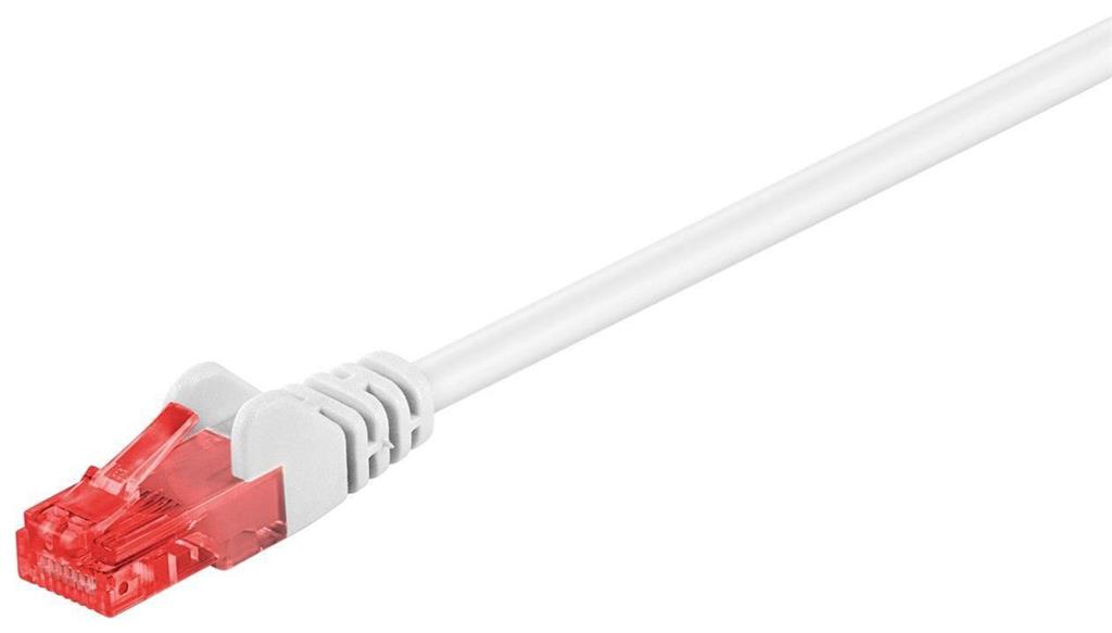 MicroConnect Omrežni kabel CAT6 U/UTP 20m, bel AWG 26/7, PVC