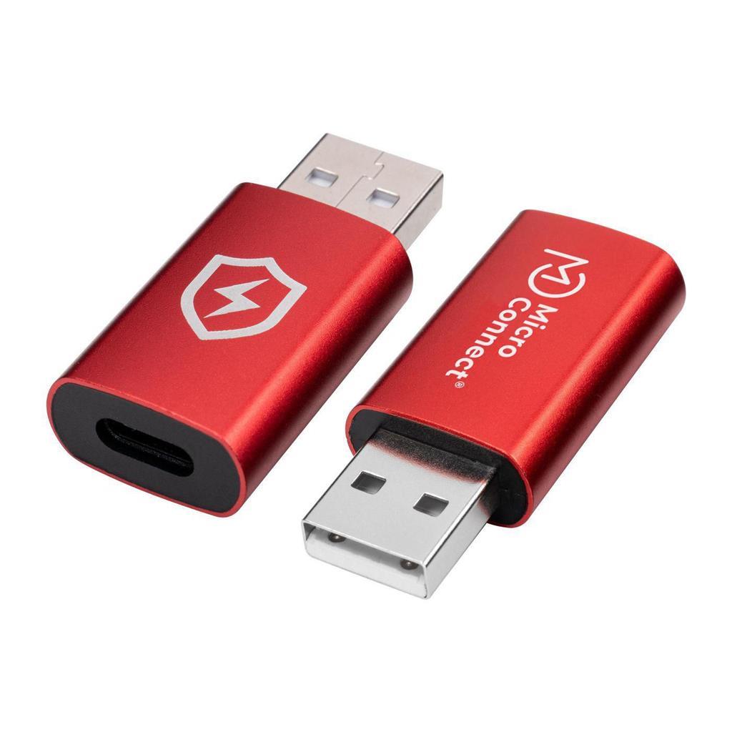 MicroConnect Varno polnjenje adapter USB A-A