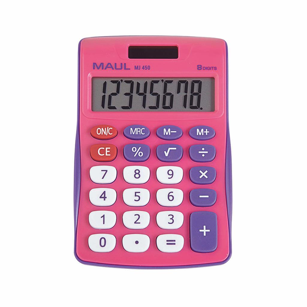 Maul Namizni kalkulator MJ 450 junior, roza