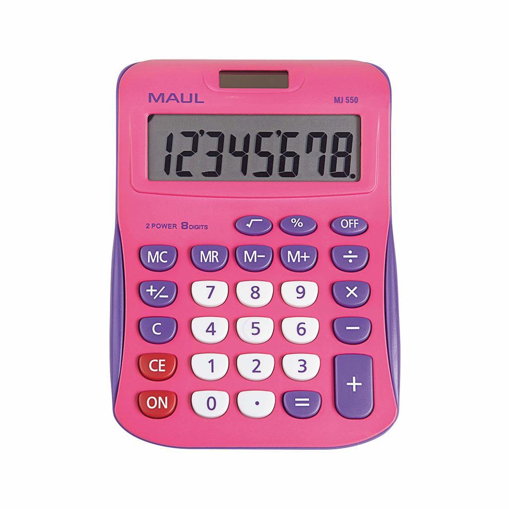 Maul Namizni kalkulator MJ 550 junior, roza