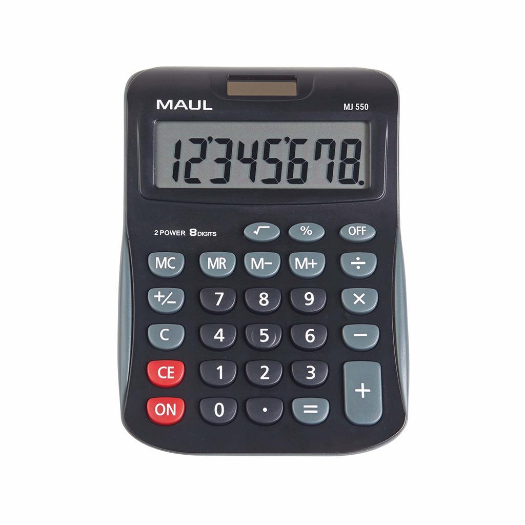Maul Namizni kalkulator MJ 550 junior, črn