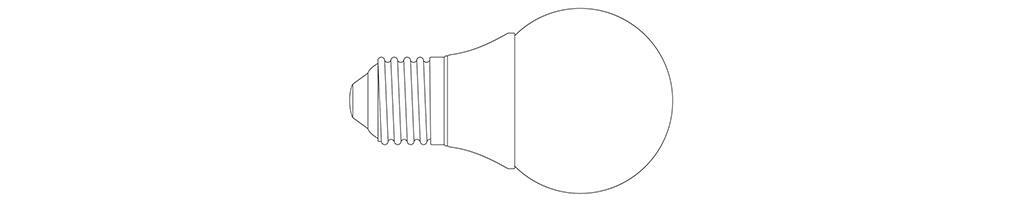 Maul LED žarnica 3W, E27, 3000K