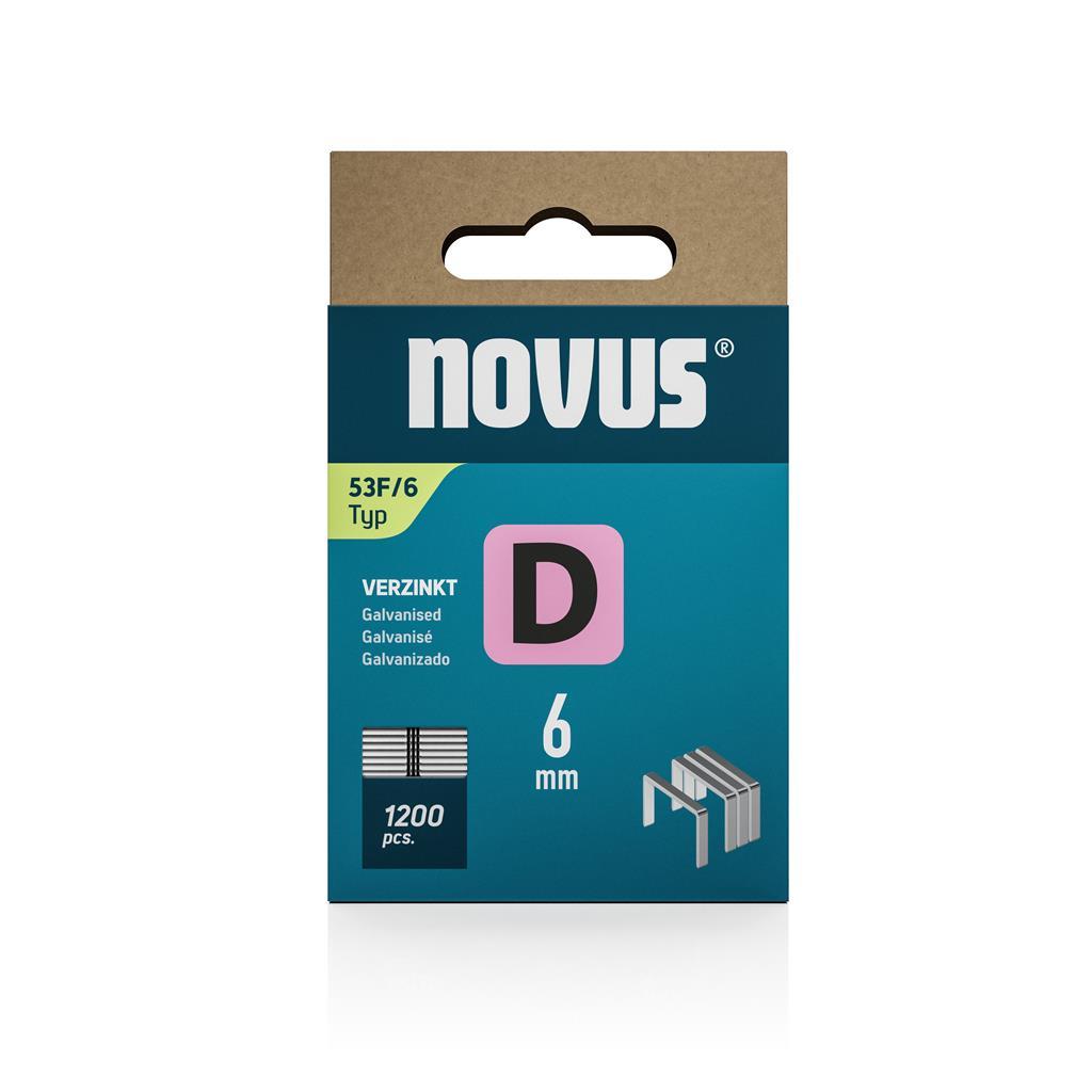 Novus Sponke za tapetniški spenjač Tip D 53F/6, 1200 kos