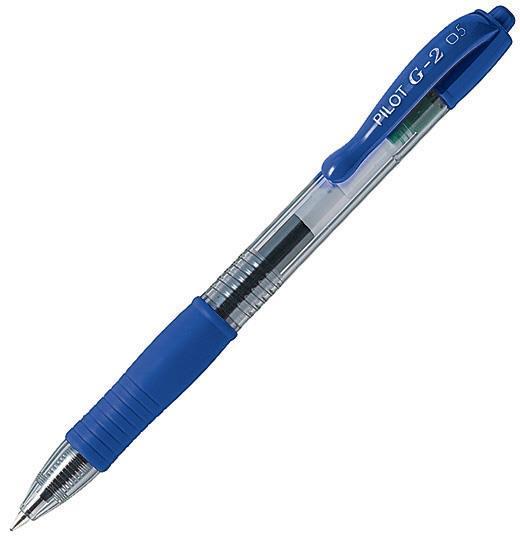 Pilot Gel roler G-2 0,5 moder BL-G2-5-L 12 KOS